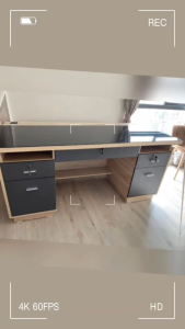 🚚 ส่งฟรี 🚚 โต๊ะผู้บริหาร โต๊ะทำงาน ขนาด 160 Cm. รุ่น TB162 (ลิ้นชักเก็บของ)