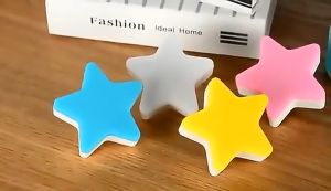 Lampu Dinding Malam Tidur LED Sensor Cahaya Hemat Energi Motif Bintang untuk Ruang Tamu / Kamar Anak / Dewasa / Hotel Rumah / Room Decor Dekorasi Ruang Rumah - Warna Pink Putih Biru dan Kuning