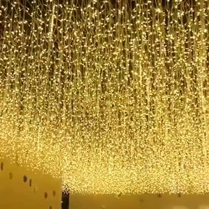 MLADEN 4M LED Fairy String Light Waterproof Curtain Garden Wedding Party Decor Light Raya Lampu