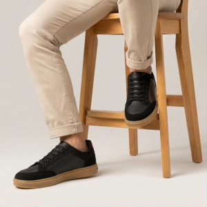 BUM Equipment Mens Shoe BMQ89191/BMQ89192 Black/Beige - Kasut Lelaki Kasual Selesa Sneakers