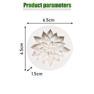 Cetakan Silikon Bunga Daun Lotus Christmas Puding Fondant Flower Silicone Mold / Cetakan Bunga Teratai Natal