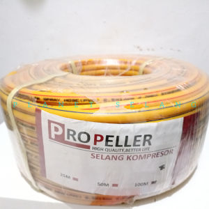 Selang Kompresor Kuning 50 Meter 14 MM Selang Pompa Mini DC Selang Angin Selang Steam High Quality Murah