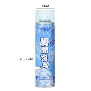 Car Instant Freeze Cooler Spray Rapid Cooling for Car Seats&Interiors Long-Lasting Coolness Non-Toxic Clothes Useable Cooling Spray