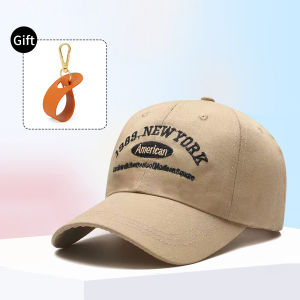 Baseball Caps for Men and Women Wide Brim Big Head Circumference Caps Small Sun Hats Sunshade Embroidery Free Hat Clip