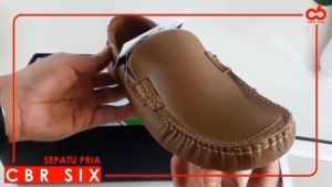 NEFF / Sepatu kasual mokasin pria kulit sol lentur / Loafer slip-on santai kerja kantor / HMC 532