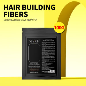 SEVICH Hair Fibers Powder 100g Keratin Hair Building Fiber Refill Bag Hair Thickening Powde Hair Regrowth Powder for Men Women