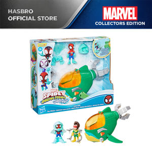 Marvel Spidey and his Amazing Friends Water-Webs Doc Ock Sea Whaler Submarine Toy | G06675L00