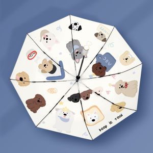 Automatic Solar Umbrella Sunscreen Foldable Silver Glue Reflective Board Small Portable Sunny Rain Dual Purpose Sunshade Umbrella