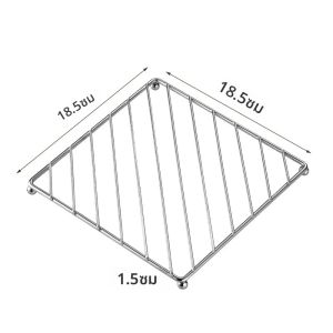 LMETJMA สแตนเลส Trivets ทนความร้อนฉนวนร้อนแผ่นตารางจานบนโต๊ะอาหาร Placemat ตารางการรับประทานอาหาร Decor JT428
