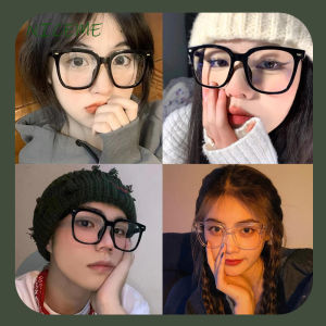 [จัดส่งจากกรุงเทพฯ]แว่นสายตาสั้นป้องกันแสงสีฟ้า ค่าสายตา (00-50ถึง-500) กรอบรูปหลายเหลี่ยม สไตล์เกาหลี กรองแสงคอมมือถือ