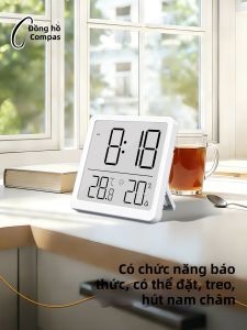 Compas | Thermohygrometer Số Hóa Độ Chính Xác Cao An Toàn Cho Bé
