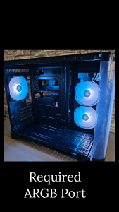 1ST PLAYER UVIEW UV6 Tempered Glass ARGB Aquarium Gaming MATX Casing Chassis PC