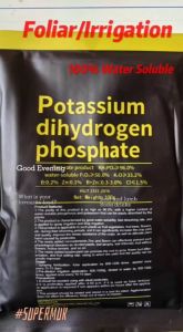 100% Water Soluable Flowering Fertilizer Potassium dihydrogen phosphate 100 g