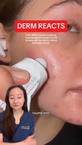 Dr Althea 345 Relief Cream Acne Marks Dark Spot Remover With Ceramides Moisturizer Soothing Repair