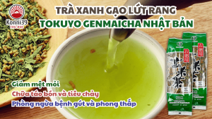 [XẢ DATE 3.2026] TRÀ XANH GẠO LỨT RANG TOKUYO GENMAICHA NHẬT BẢN (GÓI 400G)