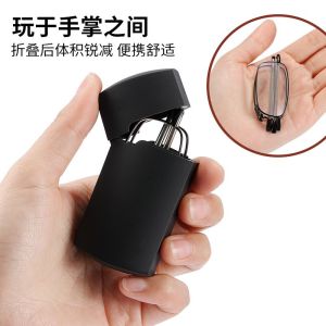 Anti-blue Light Reading Glasses for Men Portable Foldable Smart High Definition Relief Fatigue Prescription Eyeglasses