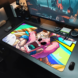 Bandai | Mouse Pad Gamer Keyboard Desk DBZ Dragon Ball Majin Buu Mouse Mat Laptop Rubber Tapis Souris Gaming Accessories Large Mousepads