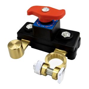 12V 24V Car Battery Disconnect Switch Heavy Duty Master Cut Off Kill Switch Isolator Pure Copper for Truck RV Boat Marine
