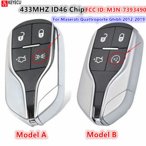 KEYECU M3N-7393490 for Maserati Quattroporte Ghibli 2014 2015 2016 Levante 2017 18 2019 2020 Smart Keyless Remote Key Fob 433MHz