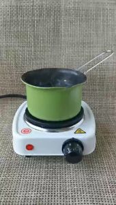 Kompor Listrik Portable Mini Low Watt Perangkat Dapur Hot Plate Cooking 500W