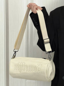 NALLCHEER กระเป๋าสะพายผญ กระเป๋า กระเป๋าสะพาย กระเป๋าสะพายข้าง ถุงทรงกระบอก แฟชั่น