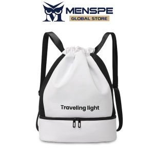 MENSPE Fashion Fitness Bag Sports Bag Fashion Luggage Bag Waterproof Fitness Bag Backpack Gym Fashion Men Women Dry Wet Separation Portable Travel Yoga Climbing Swimming Bag