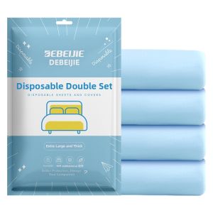 DEBEIJIE | Portable Thick Travel Bed Sheet Set Pillowcase