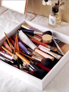 Tempat Penyimpanan Kuas Kosmetik Kotak Kuas Make Up Putar Kotak Sendok Tempat Alat Tulis Make Up Brush Storage Rotaring Brush Holder Moira brush Shenar