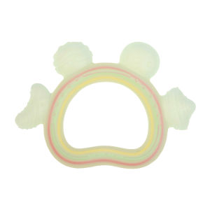 Baby Planet Silicone Teething Toys Easy to Grip Infants Care Teether Chewing Toy BPA Free for Boys and Girls Gifts Babies Items