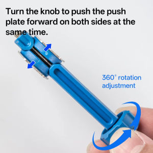 Durable Steel Bicycle Brake Pad Spreader Tool 360° Rotatable Bike Oil Disc Piston Reset Hydraulic Brake Caliper Piston Extension