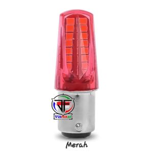 Lampu Stop Rem Pyramid 4 Warna Bolvan Universal Running + Kedip Soket DC 12 Volt Universal Kaki 2