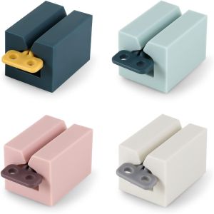 3 ชิ้นยาสีฟัน Squeezer Rolling Tube ยาสีฟัน Squeezer พร้อม Frosted จับผู้ถือยาสีฟันขาตั้งห้องน้ํา Organizer