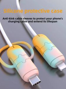 WEIDONGFANG | Anti-Breakage & Winding Cable Protector for Android & iPhone