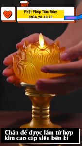 Đèn Thờ Đèn Ban Thờ Đèn LED Đèn Ban Thờ LED Hoa Sen Phật Giáo Đèn Ban Thờ Liên Hoa Cao Cấp Tiết Kiệm Điện Bền Đẹp Mãi Với Thời Gian Tăng Độ Sang Trọng Trang Nghiêm Trong Không Gian Thờ Tự