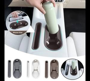 TPE Cup Holder Cover With Phone Slot Silicone Wireless Charger Pad For 2026 GWM ORA 5 Center Console Car Interior Accessory Set