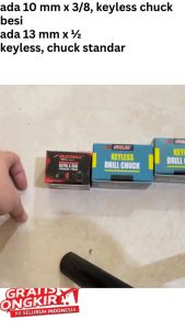 SOLID Kepala Bor Keyless Tanpa Kunci 13 mm x 1/2 " 20 UNF Drill Chuck Berkualitas Mollar Nrt Benz