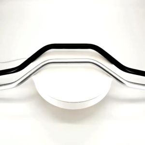 【Local delivery】 22MM Universal Motorcycle Refit Handlebar Retro Black Modified Handle Bars for Motorbike Classic Scooter Handlebars Motor Bar
