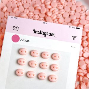 50 Món Trang Trí Móng Tay Hình Mũi Heo 3D Thực Tế Bằng Nhựa Phong Cách Kawaii Hoạt Hình Phát Quang Dùng Trang Trí Điện Thoại & Móng Tay Mũi Heo Vui Nhộn