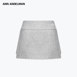 ANN ANDELMAN | Irregular Slit Slimming A-Line Skirt