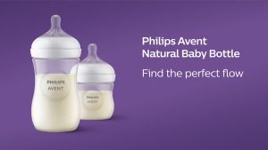 Philips Avent Natural 2.0 Teats 2-Pack | Baby Bottle Nipples Replacement | Anti-Colic