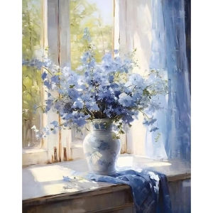 40x50cm Flower Paint By Numbers Handiwork Art Painting with Numbers Scenery Acrylic Paint Original Gifts Canvas Painting