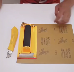 Handheld Sandpaper Holder with Sponge Handle for Polishing Grinding Wall Sanding Flat
