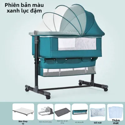 Crib Trẻ Em Đa Năng Có Thể Gập