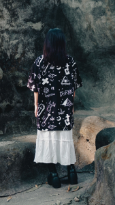 DGRAVE CREATIONS TUY BLACK T-SHIRT
