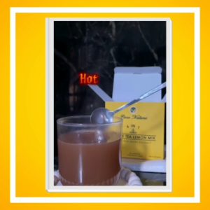 ( 1 box ) Pure Nature 6 in 1 Black Tea Lemon Mix