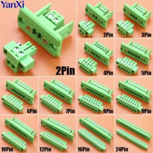 Bộ Đầu Nối Khối Đầu Cuối Có Thể Cắm - 2P/3P/4P/5P/6P/8P/9P Khoảng Cách 3.81mm Không Cần Hàn JM15EDGKM Dùng Cho Dây Dẫn Điện Áp Thấp