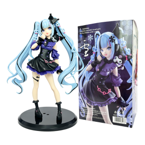 Bandai | Anime Hatsune Miku Figurine & Kur-ami Trio-Try-iT Figure Action Model Desktop Decoration Figuarts Collector Toys Friends Gift