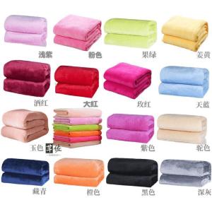 Thick Coral Fleece Blanket Winter Student Dormitory Nap Cover Single Double Bed Womens Style Flannel Soft Polyester Fiber