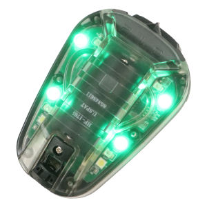 BOOIU Tactical Helmet Light Signal Light with LED IR/Strobe IFF Helmet Light Flashlight Survival Signal Light for Outdoor Sports