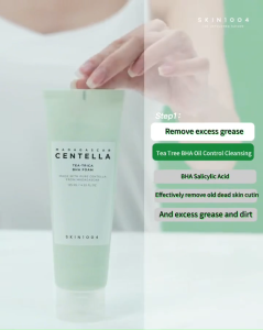 【SG Stock】SKIN1004 Madagascar Centella Tea-Trica BHA Foam Facial cleanser 125ml Gentle oil control and acne removal